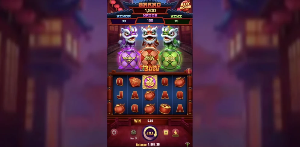 3 Lucky Lions Slot