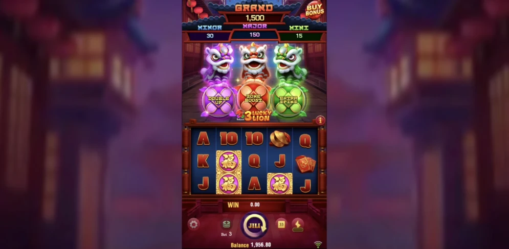 3 Lucky Lions Slot