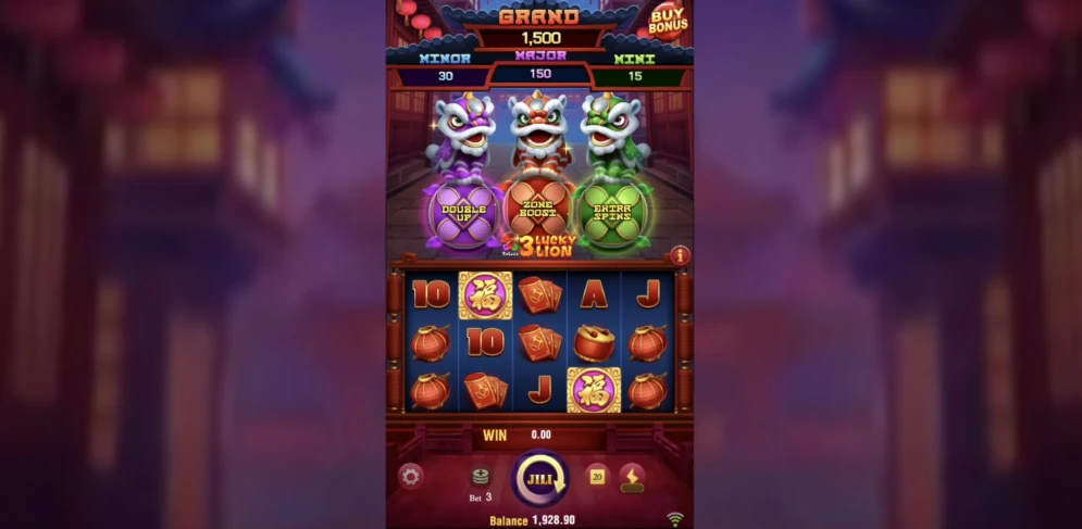 3 Lucky Lions Slot