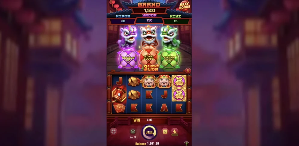 3 Lucky Lions Slot