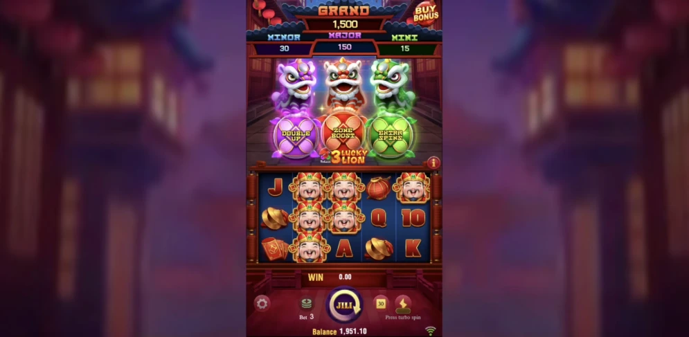 3 Lucky Lions Slot