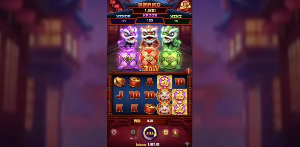 3 Lucky Lions Slot